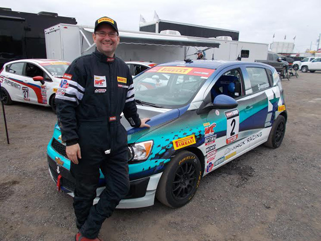 Van Svenson and the #2 Hack Racing Chevy Sonic